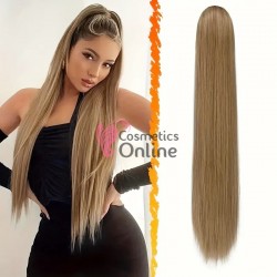 Extensie de par coada dreapta cu cleste 70 cm Blond Inchis TC2033247